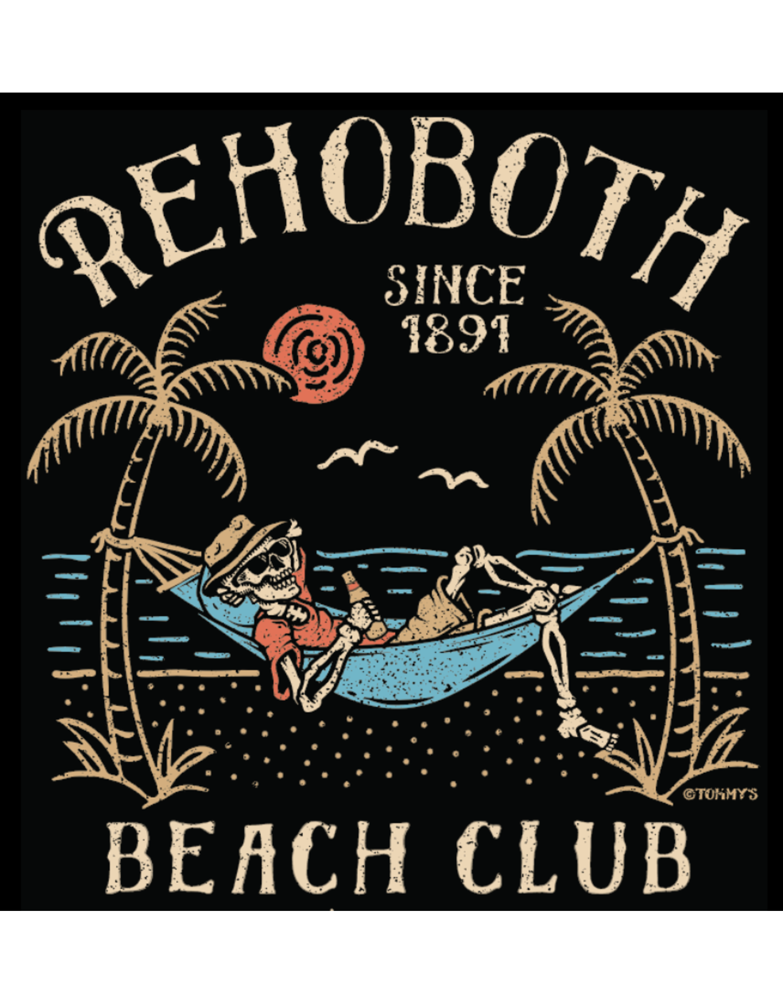 TOMMYS DESIGNS BLACKBEARD BEACH CLUB SS TEE