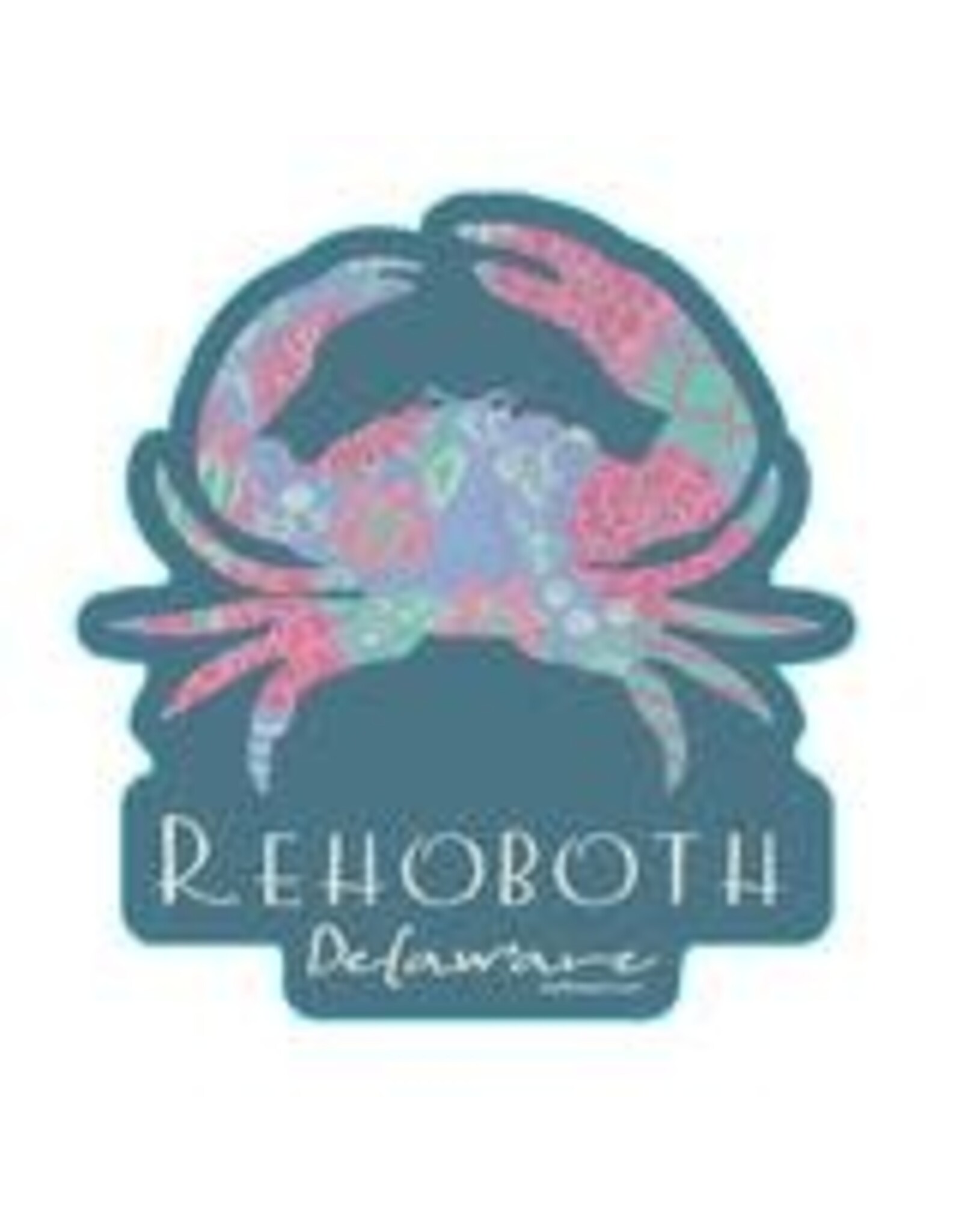 BLUE 84 BEACH STICKER WANDERING CRAB
