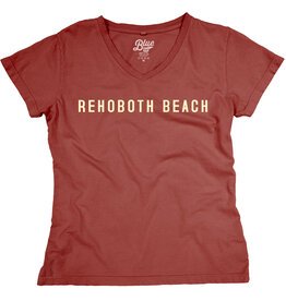BLUE 84 WOMENS SIMPLE SYRUP VNECK TEE