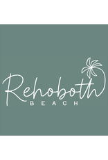 TOMMYS DESIGNS WOMENS PALM SCRIPT PUFF VNECK SS TEE