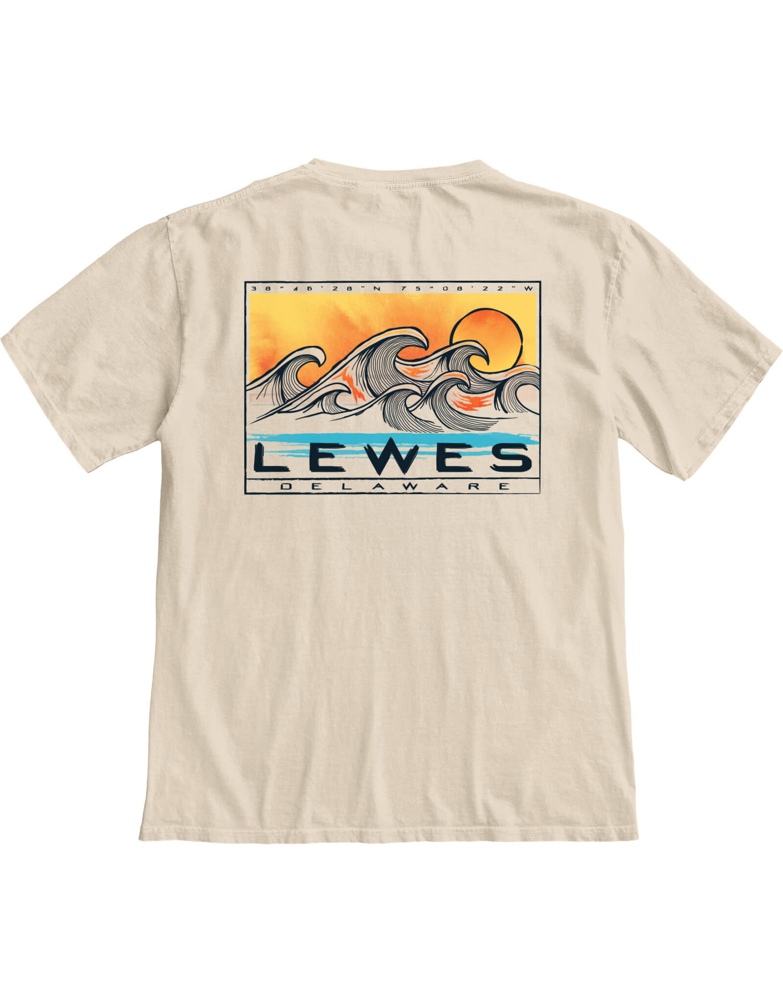 BLUE 84 LEWES LEAGUE OF WAVES SS TEE