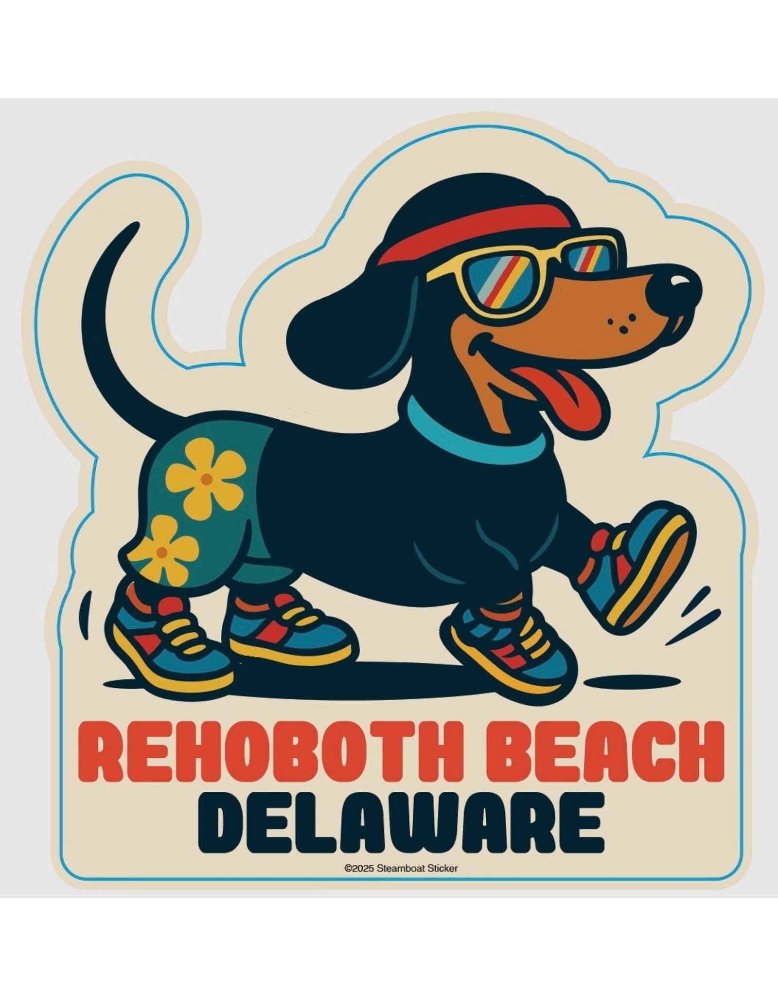 STEAMBOAT STICKERS BEACH STICKER BEACH WEENIE