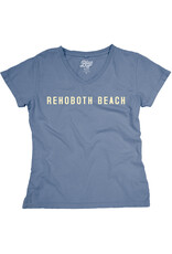 BLUE 84 WOMENS SIMPLE SYRUP VNECK TEE