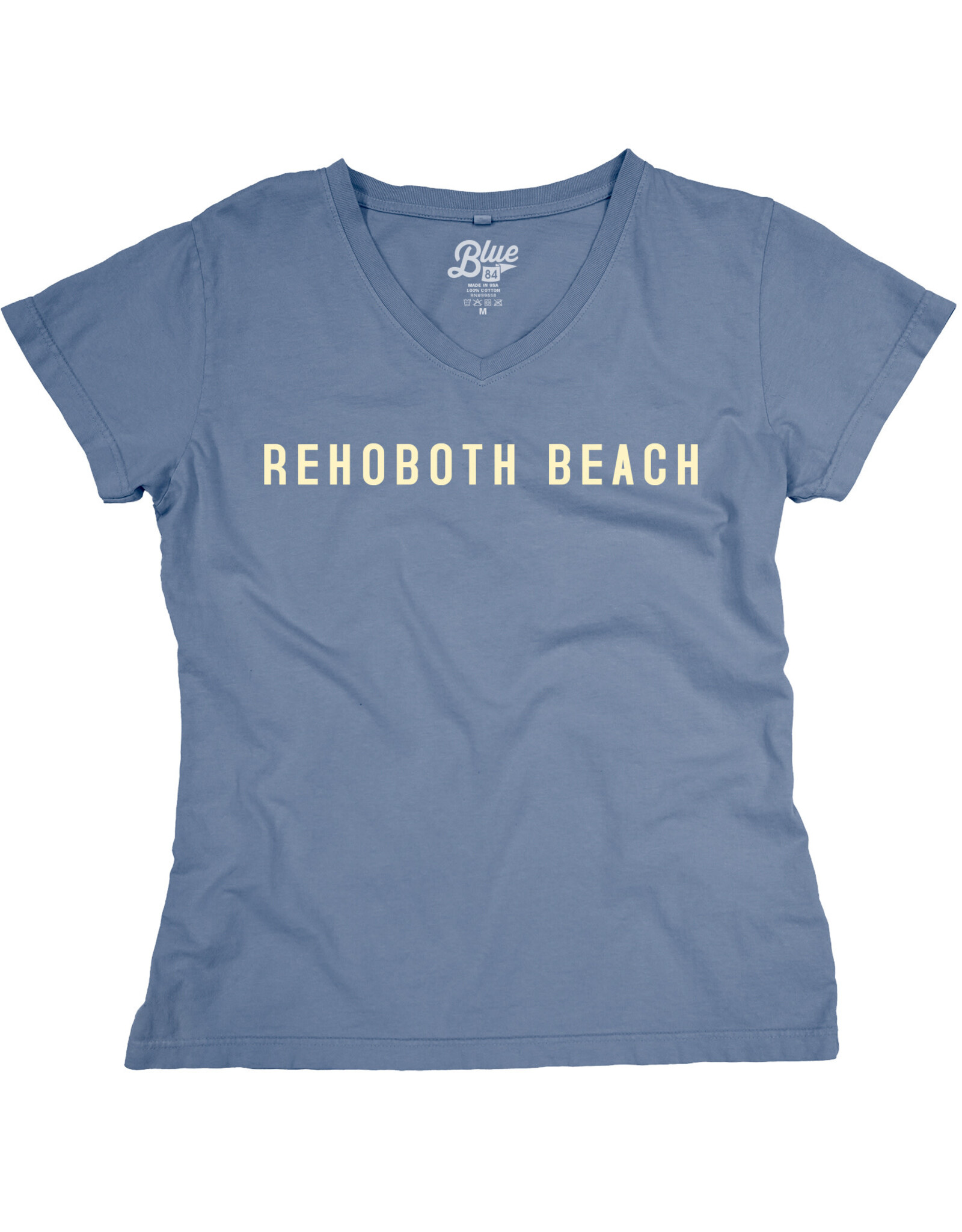 BLUE 84 WOMENS SIMPLE SYRUP VNECK TEE