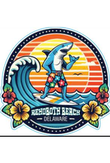 STEAMBOAT STICKERS BEACH STICKER SHAKA BRO SHARK