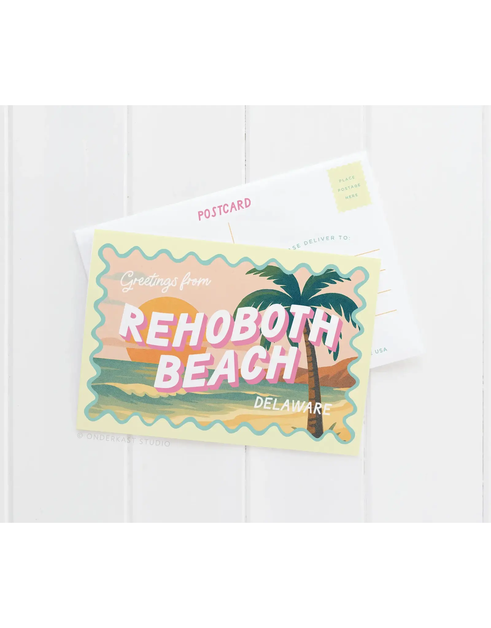 ONDERKAST POSTCARD OCEAN BREEZE SCENE