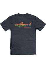 BLUE 84 REMNANT SHARK TRIBLEND SS TEE