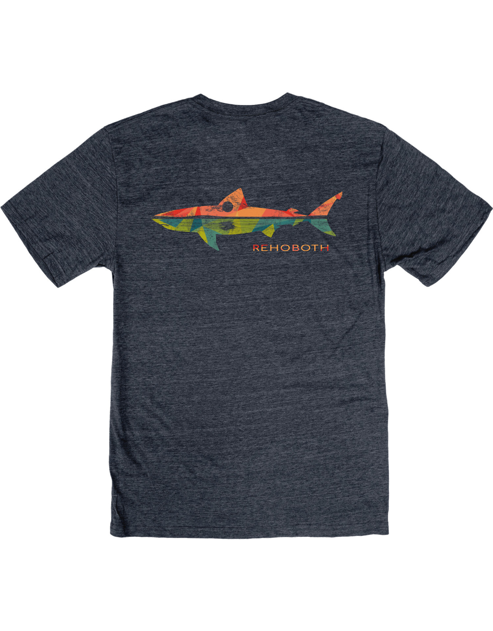 BLUE 84 REMNANT SHARK TRIBLEND SS TEE