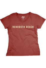 BLUE 84 WOMENS SIMPLE SYRUP VNECK TEE