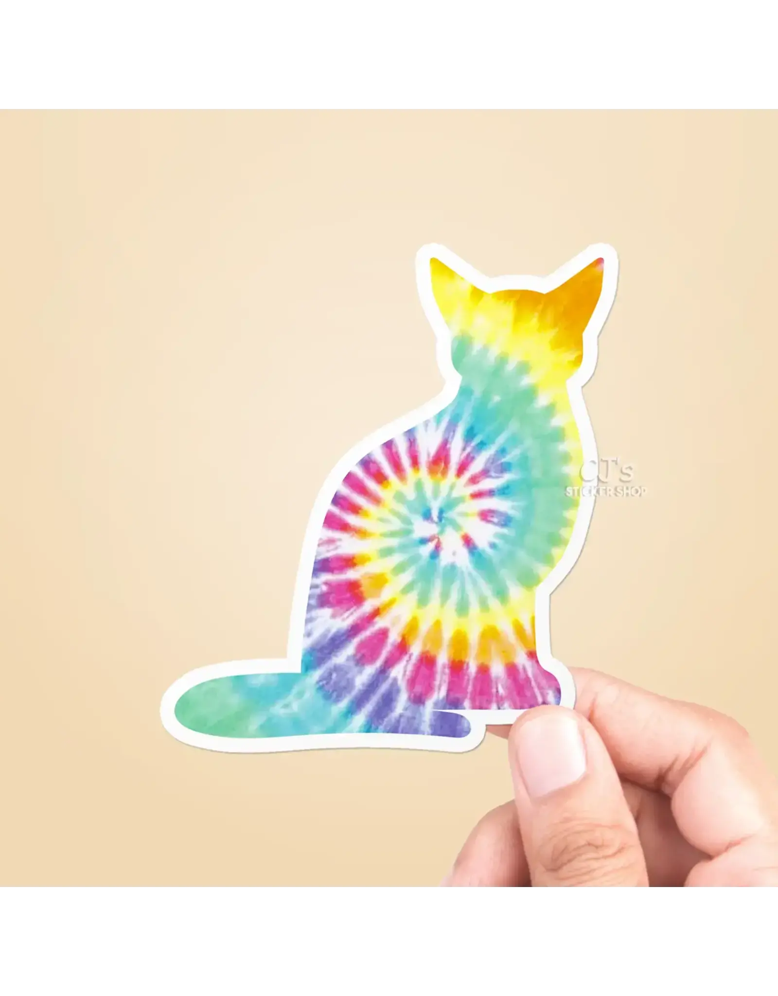 PRAXIS NOVELTY STICKER RAINBOW CAT