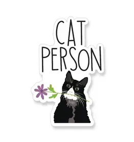 PRAXIS NOVELTY STICKER CAT PERSON