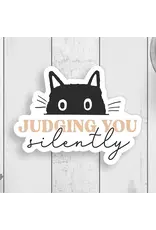 JENNY V NOVELTY STICKER MY CAT IS JUDGING YOU SILENTLY