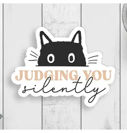 JENNY V NOVELTY STICKER MY CAT IS JUDGING YOU SILENTLY