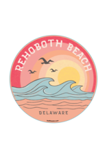 BLUE 84 ACRYLIC MAGNET HALF DAY WAVE