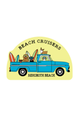 BLUE 84 ACRYLIC MAGNET SLOW MOVING BEACH CRUISERS