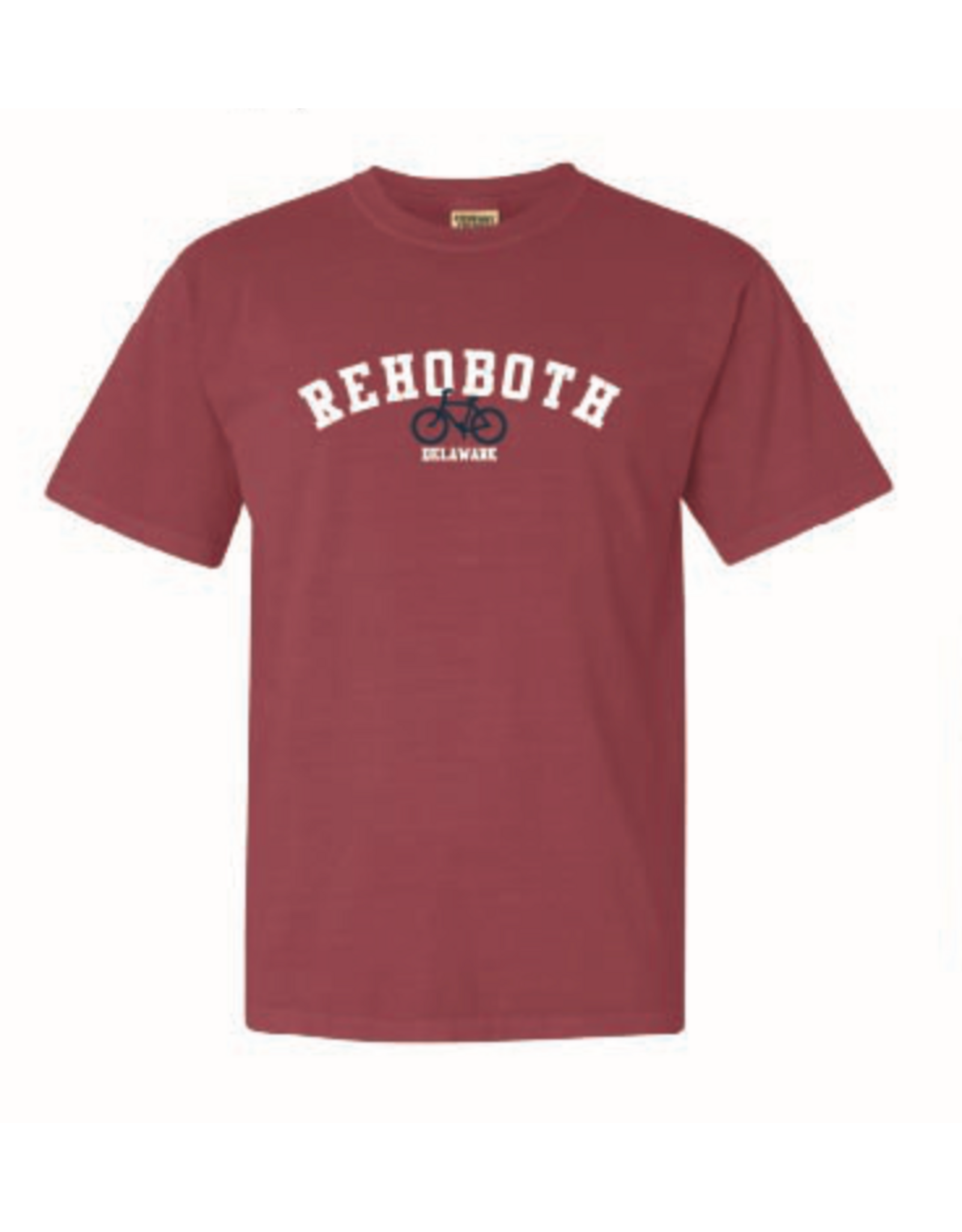 REHOBOTH LIFESTYLE MENS CLASSIC CRIMSON BIKE SS TEE