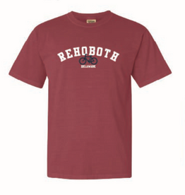 REHOBOTH LIFESTYLE MENS CLASSIC CRIMSON BIKE SS TEE