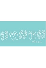 TOMMYS DESIGNS WOMENS FLIP FLOP PUFF VNECK SS TEE