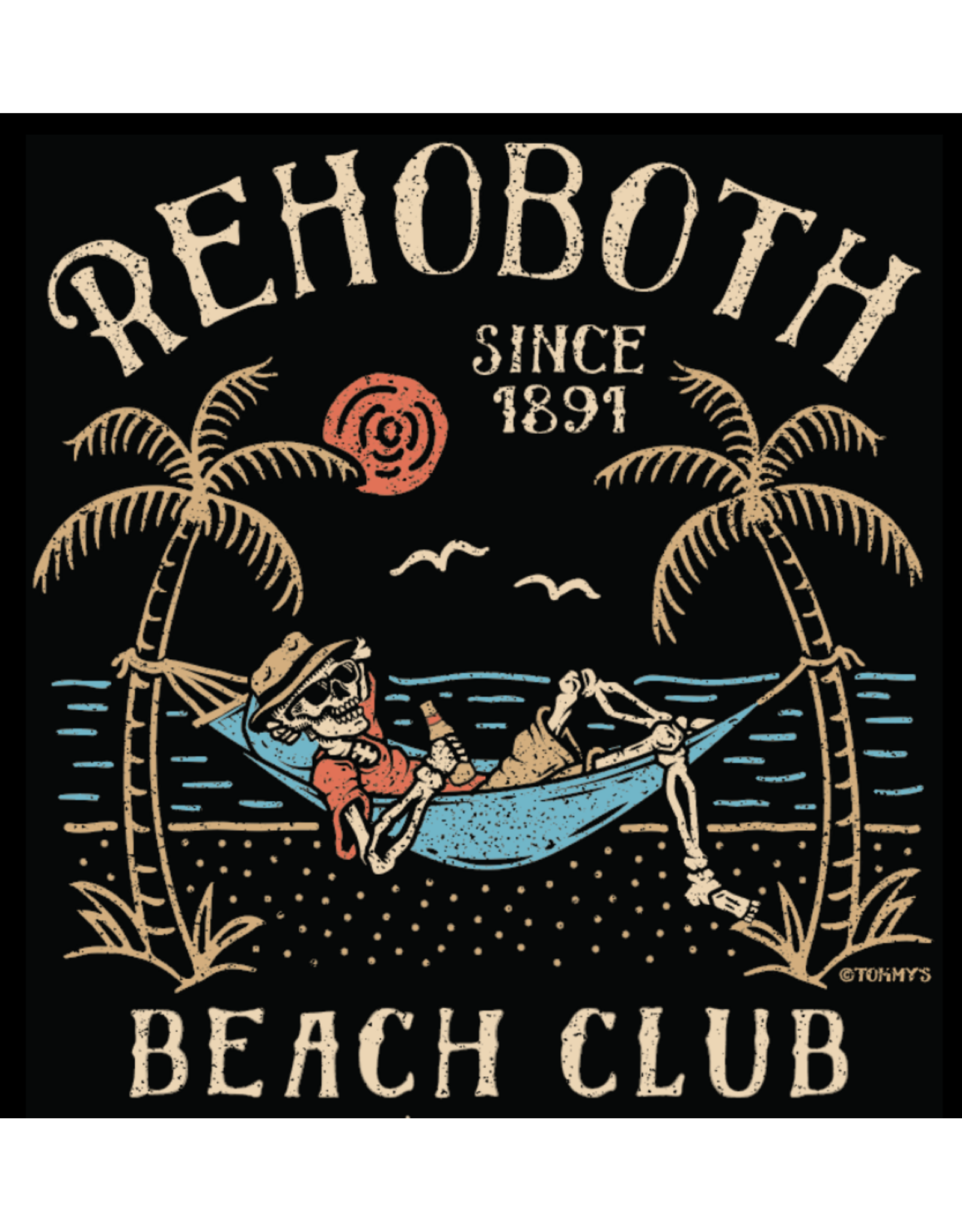 TOMMYS DESIGNS BLACKBEARD BEACH CLUB SS TEE