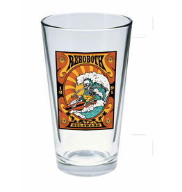 GLASS 16 OZ PINT GLASS UNDEAD SKELETON
