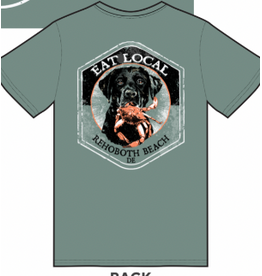 AMERICAN FIDO EAT LOCAL CRABS SS TEE