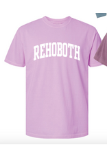 REHOBOTH LIFESTYLE CLASSIC NEON VIOLET ARCH SS TEE
