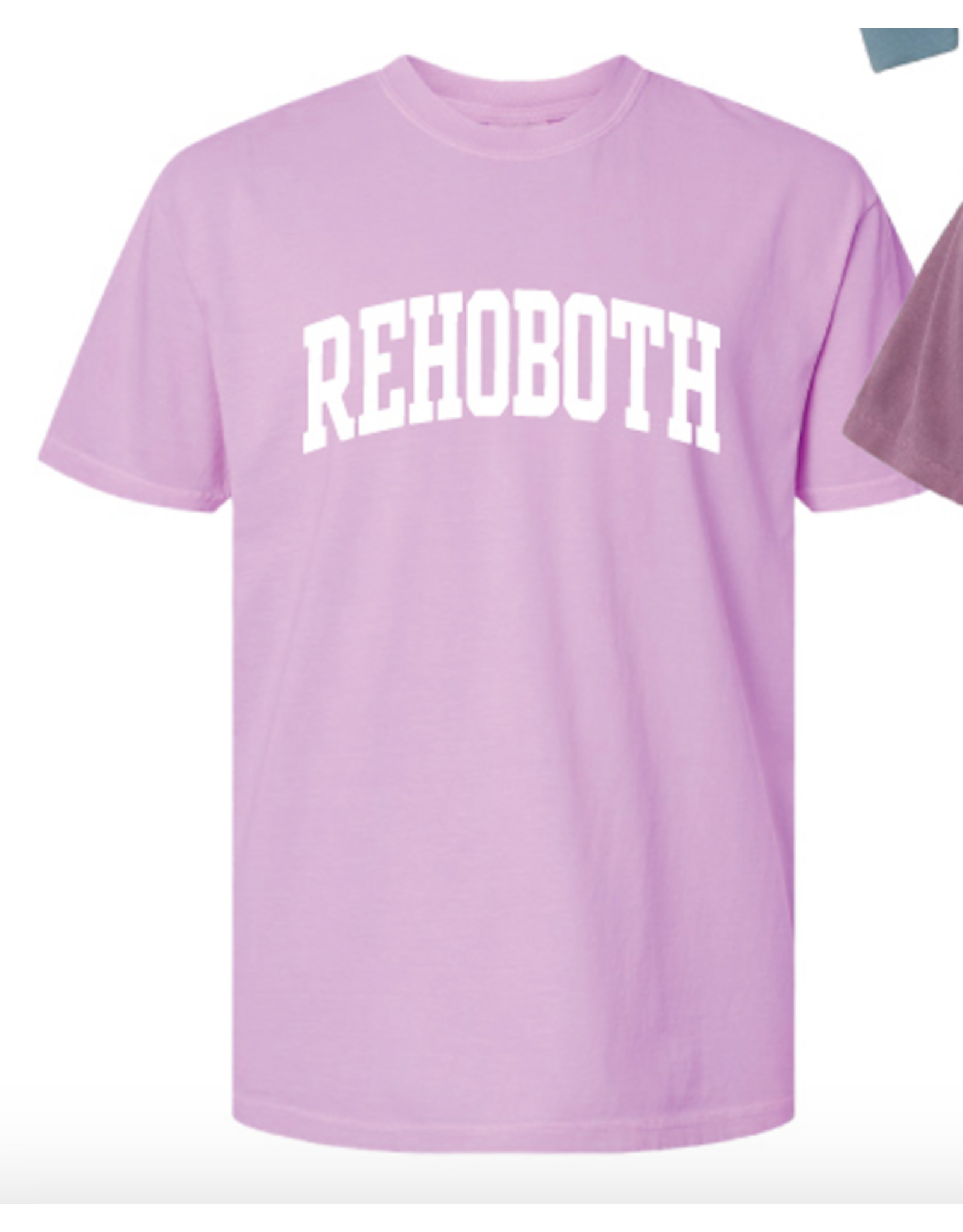 REHOBOTH LIFESTYLE CLASSIC NEON VIOLET ARCH SS TEE
