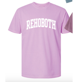 REHOBOTH LIFESTYLE CLASSIC NEON VIOLET ARCH SS TEE