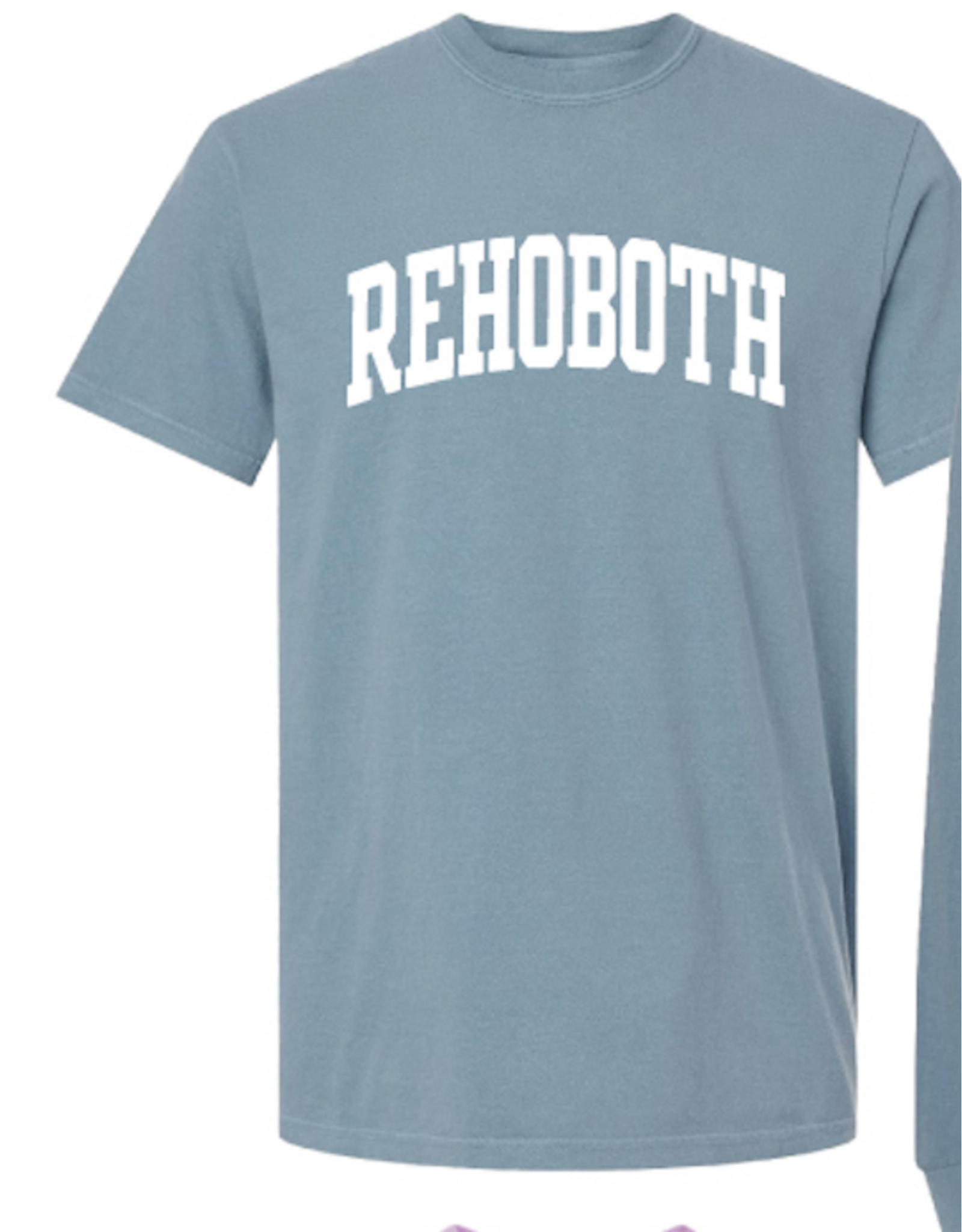 REHOBOTH LIFESTYLE CLASSIC ICE BLUE ARCH SS TEE