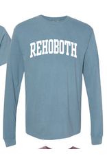 REHOBOTH LIFESTYLE CLASSIC ICE BLUE ARCH LS TEE