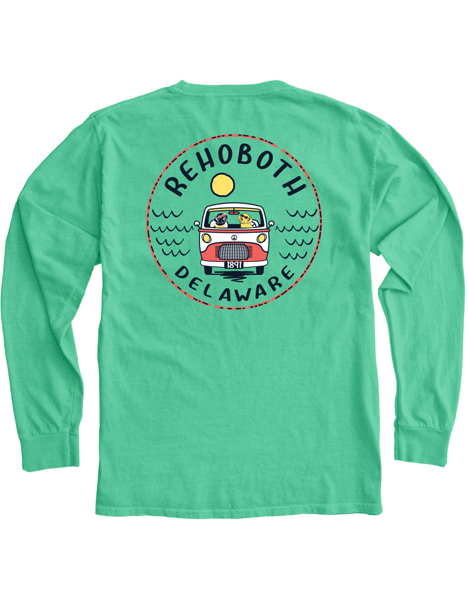 BLUE 84 CONCURRENCE BUS/DOGS LS TEE