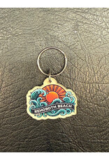 STEAMBOAT STICKERS ACRYLIC KEYCHAIN SUNSET WAVES