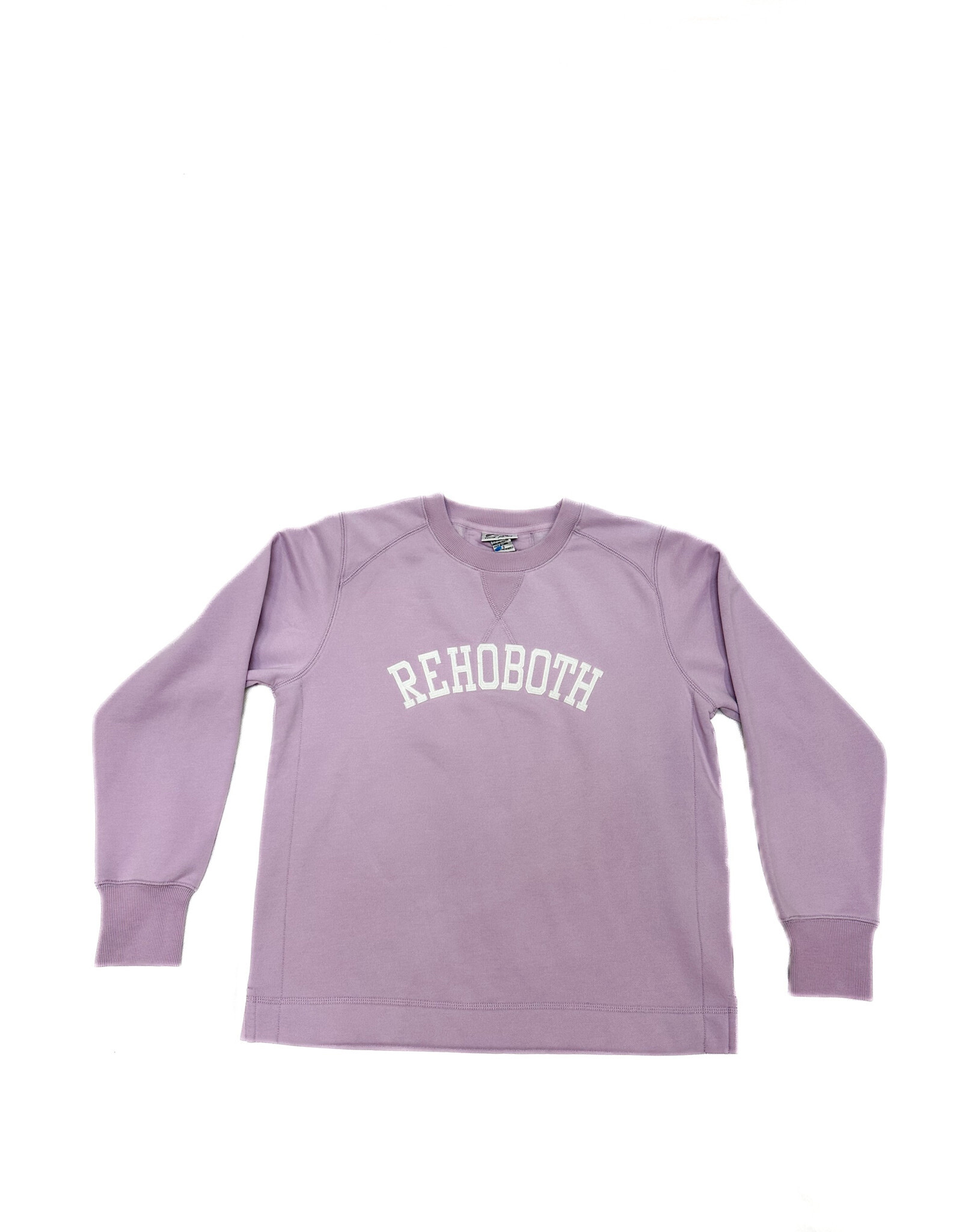 WILD PALMS WOMENS APPLIQUE CREWNECK SWEATSHIRT