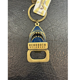 PACIFIC CREATIONS BOTTLE OPENER KEYCHAIN GREAT WHITE SHARK
