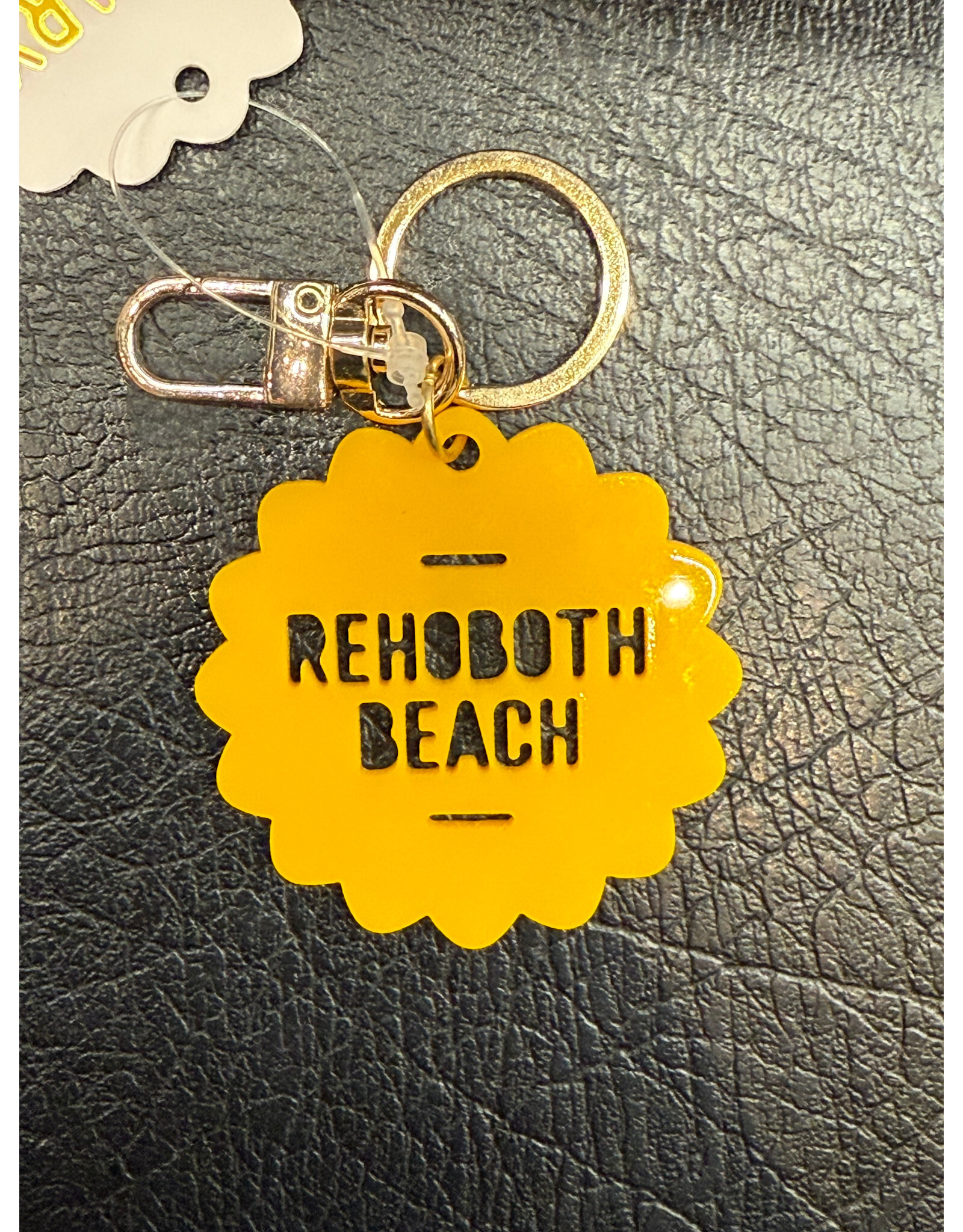 CLEARY LANE CLEARY LANE KEYCHAIN MARIGOLD FLOWER