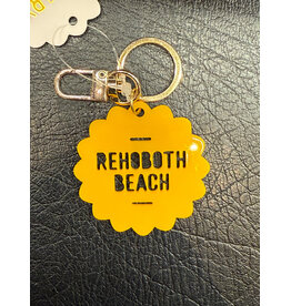 CLEARY LANE CLEARY LANE KEYCHAIN MARIGOLD FLOWER