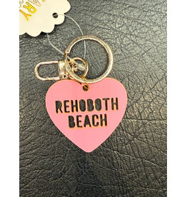 CLEARY LANE CLEARY LANE KEYCHAIN PINK HEART