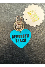 CLEARY LANE CLEARY LANE KEYCHAIN TEAL HEART