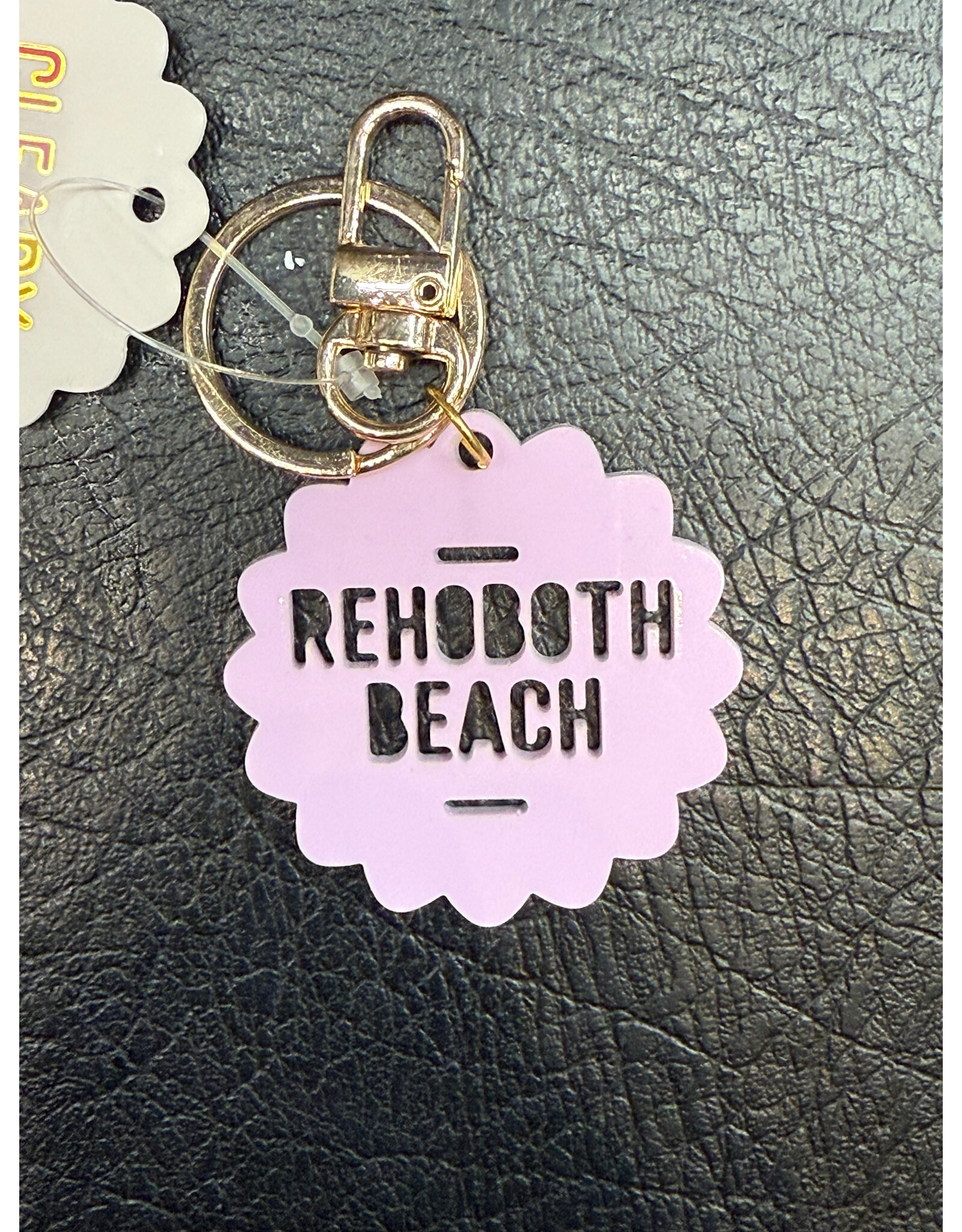 CLEARY LANE CLEARY LANE KEYCHAIN VIOLET FLOWER