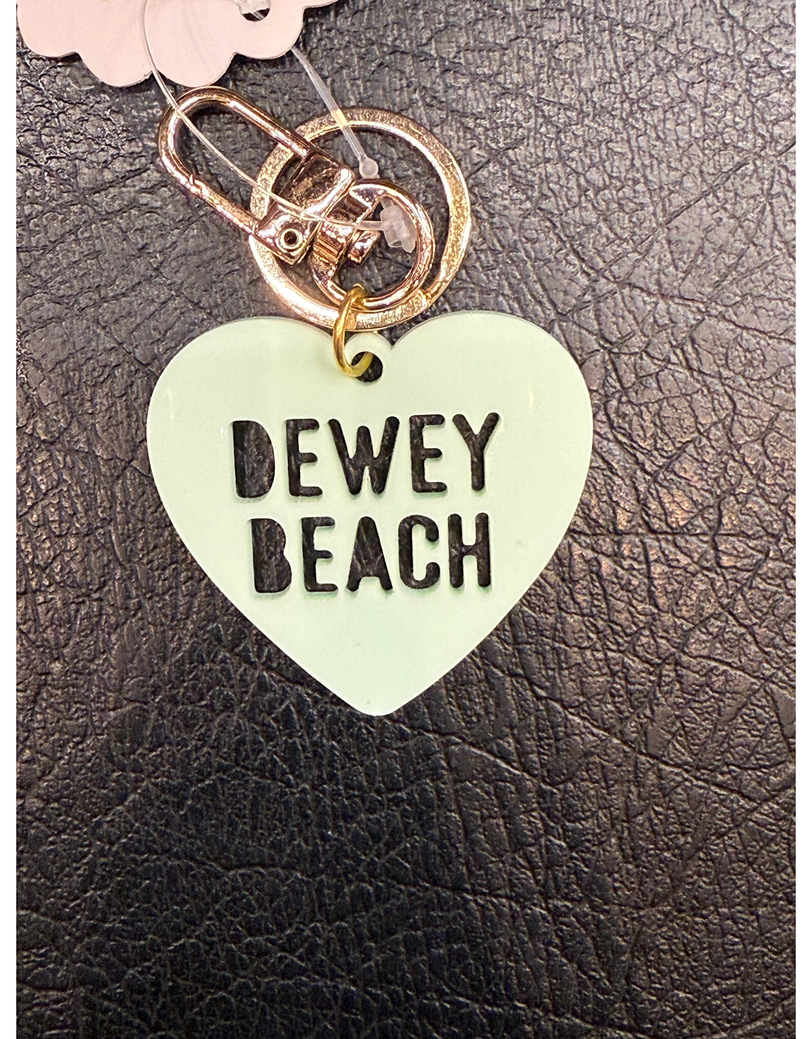 CLEARY LANE DEWEY CLEARY LANE KEYCHAIN HONEYDEW HEART