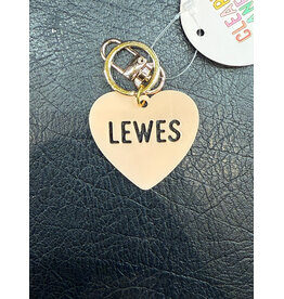 CLEARY LANE LEWES CLEARY LANE KEYCHAIN PEACH HEART