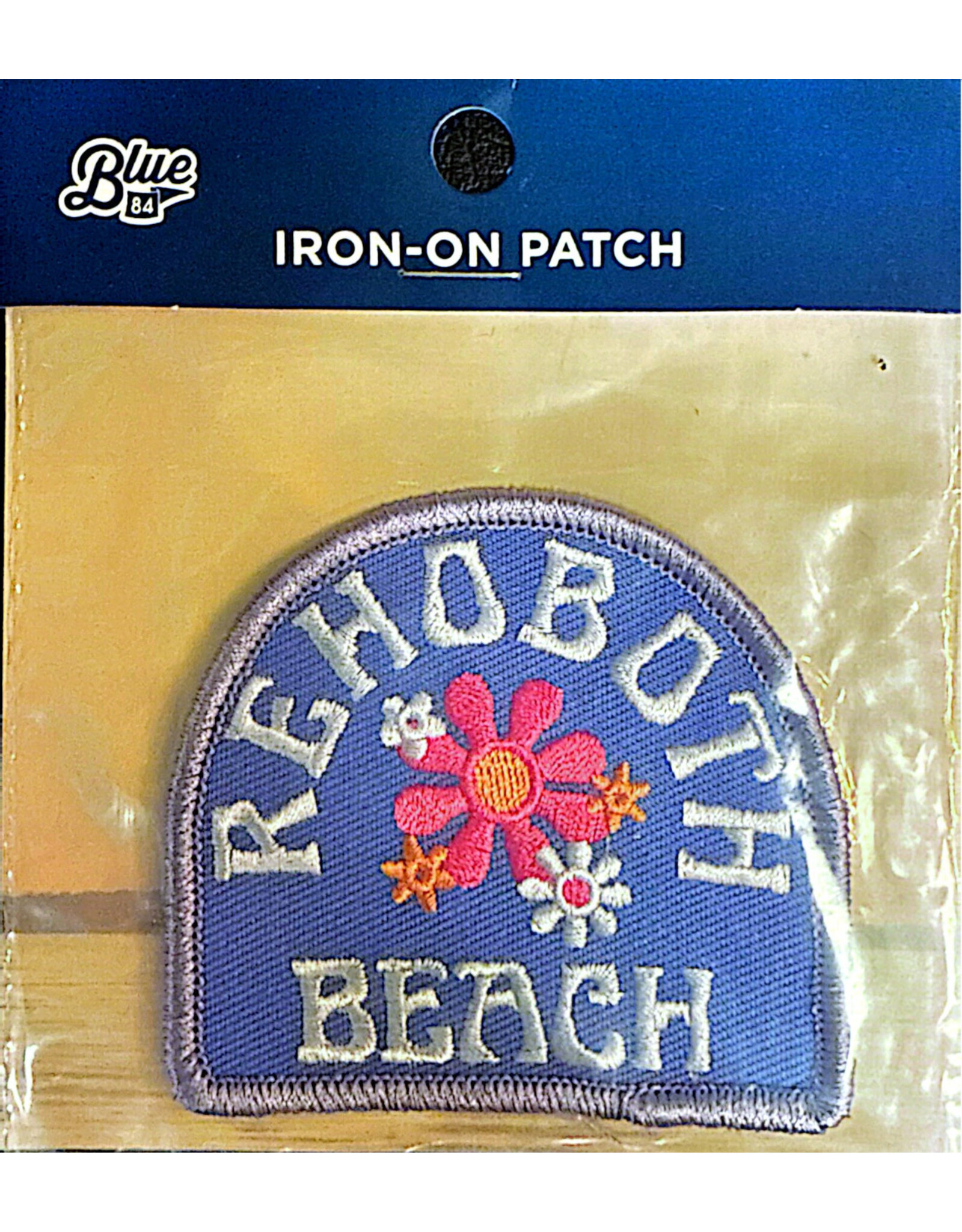 BLUE 84 IRON ON PATCH POP CULTURE FLORAL