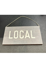 RUSTIC MARLIN HANGING SIGN GREY TWINE LOCAL