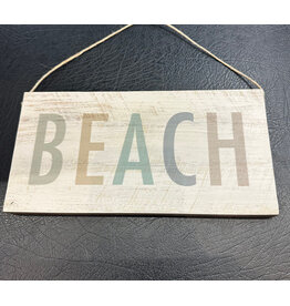 RUSTIC MARLIN HANGING SIGN WHITE TWINE BEACH