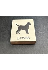 RUSTIC MARLIN LEWES LAB BLOCK SIGN