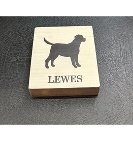 RUSTIC MARLIN LEWES LAB BLOCK SIGN