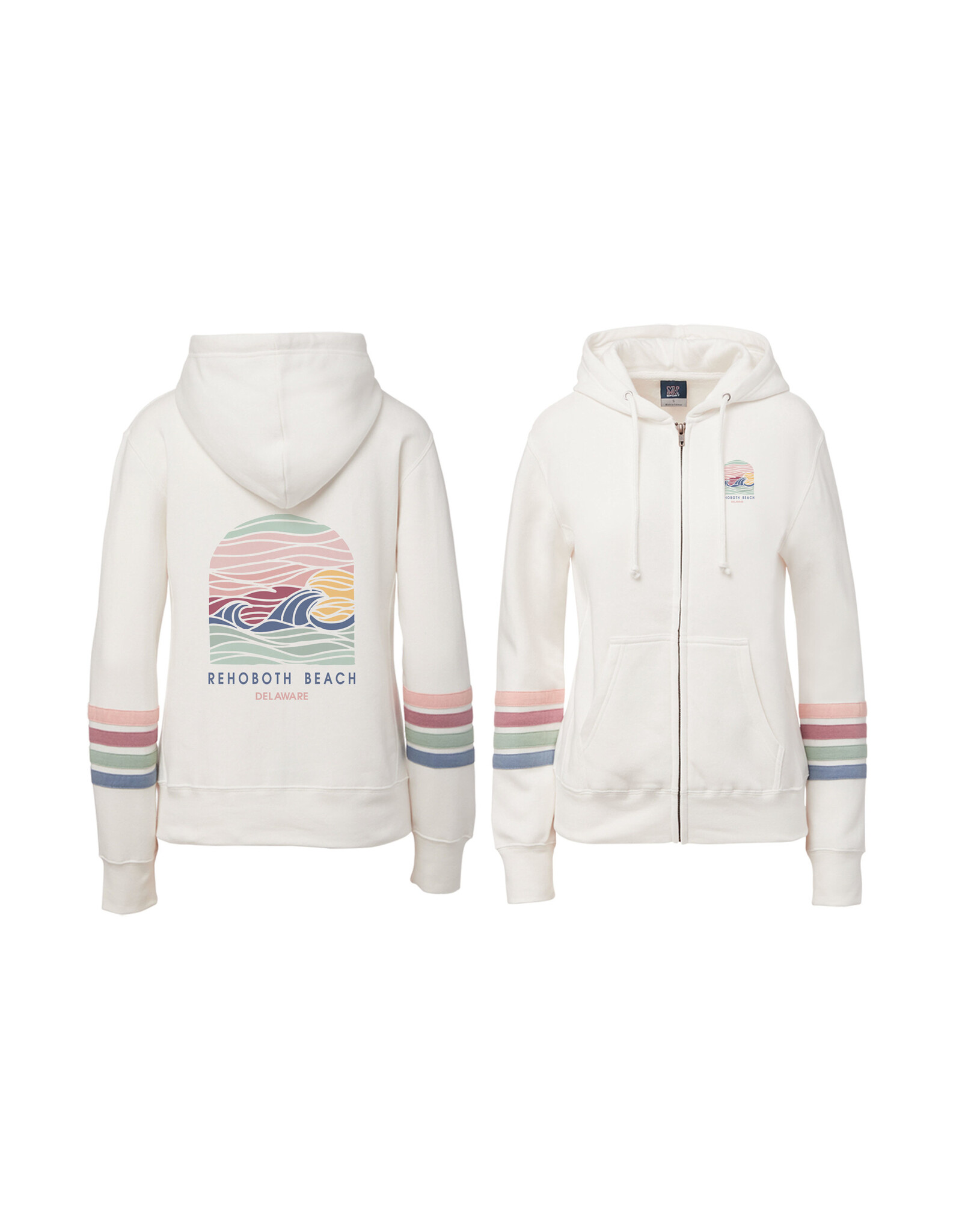 MV SPORT ANGEL FLEECE NAAMAH ZIP HOOD