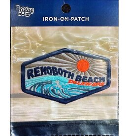 BLUE 84 IRON ON PATCH AFFIRMATION WAVE