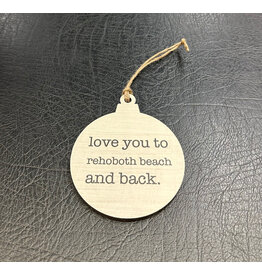 REHOBOTH AND BACK ORNAMENT