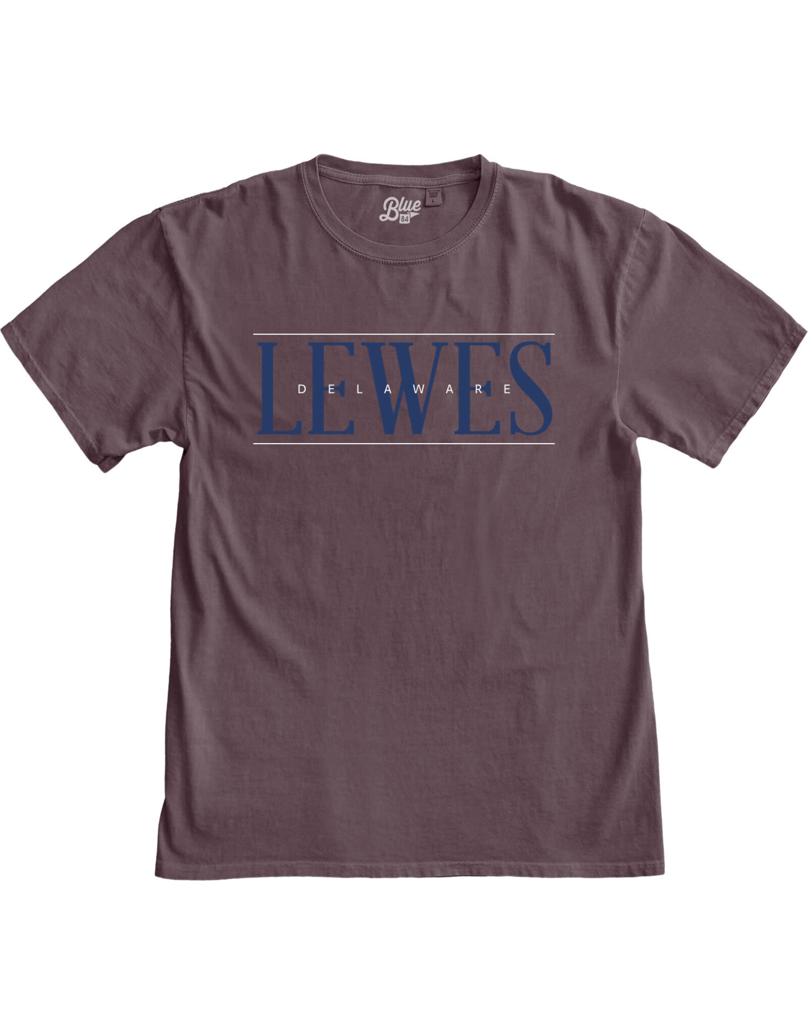 BLUE 84 LEWES PSYCHIC FONT EMBROIDERED SS TEE